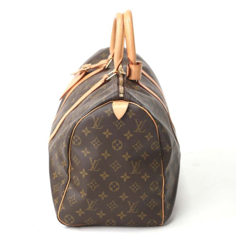 LOUIS VUITTON Brown Monogram Canvas Keepall 45 Boston Bag - Picture 3 of 15